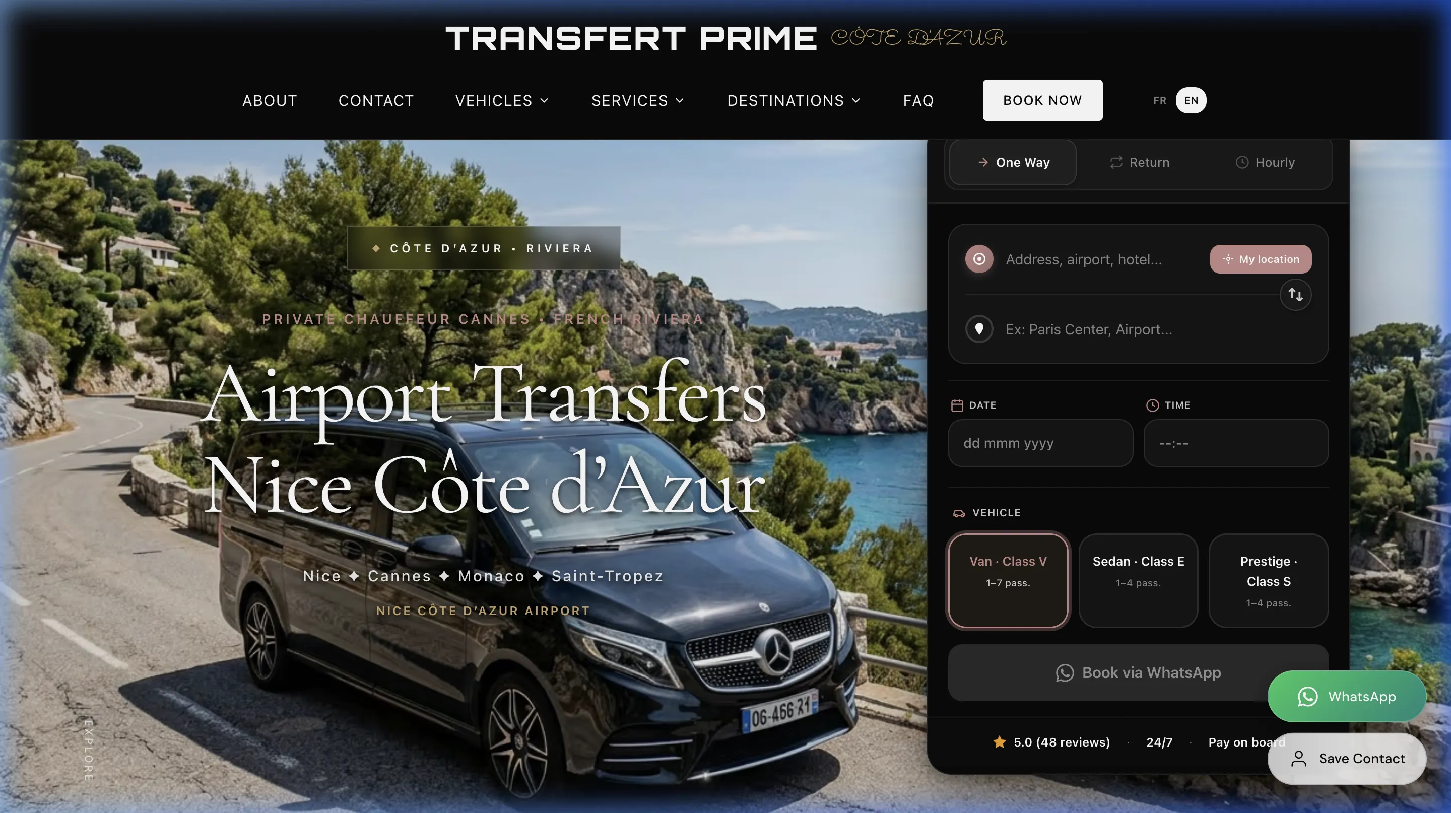Transfert Prime AZUR